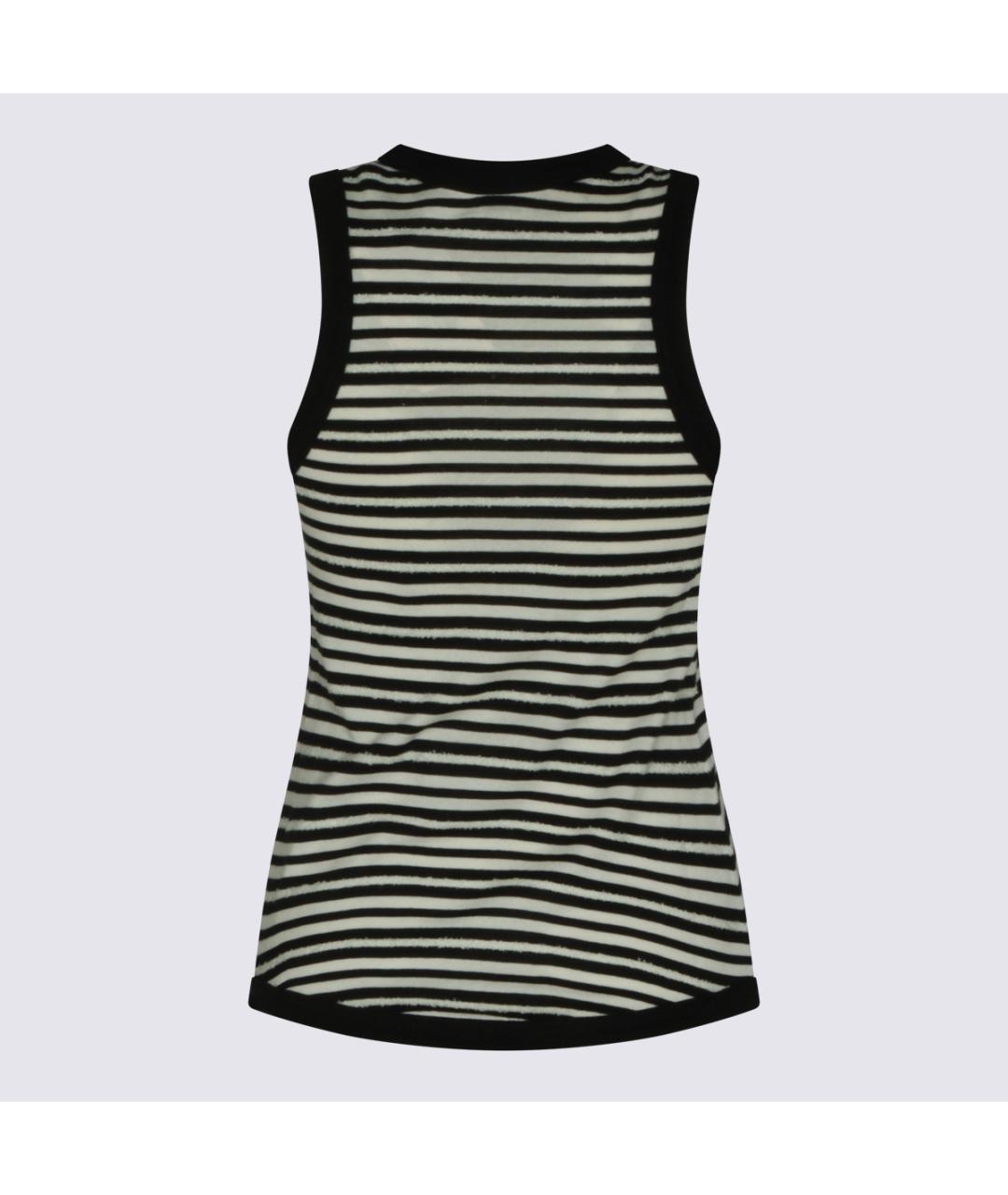 SAINT LAURENT Мульти хлопковая майка, фото 2