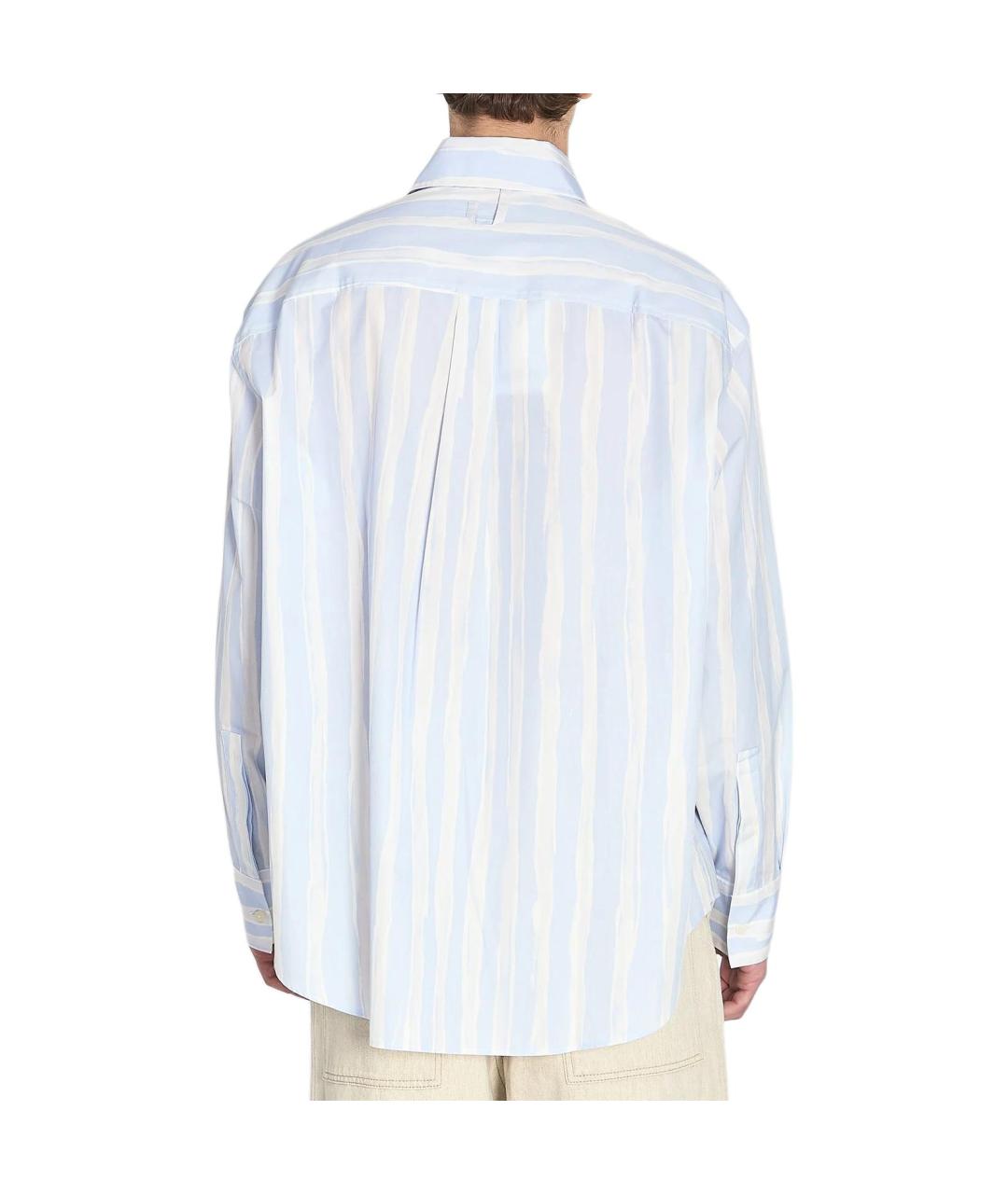 JACQUEMUS Голубая классическая рубашка, фото 2