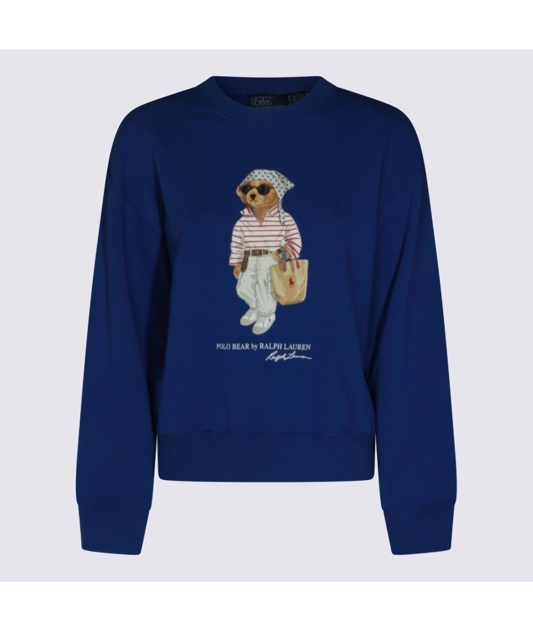 POLO RALPH LAUREN Синий хлопковый джемпер / свитер, фото 5