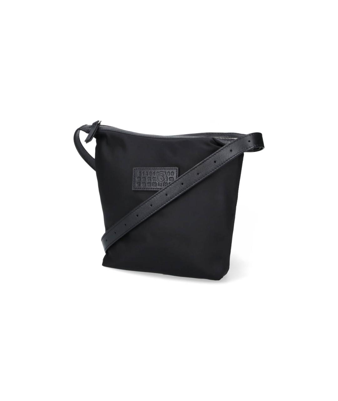 MM6 MAISON MARGIELA Черная синтетическая сумка через плечо, фото 2