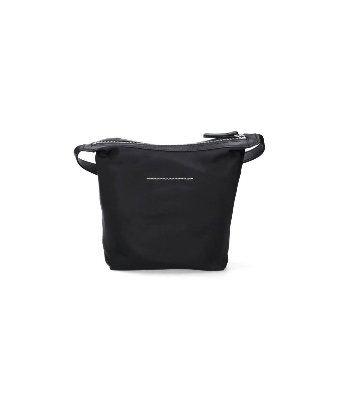 MM6 MAISON MARGIELA Черная синтетическая сумка через плечо, фото 3