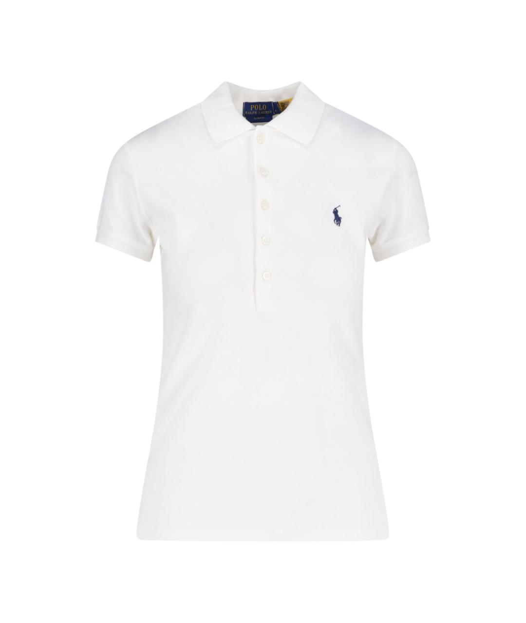 POLO RALPH LAUREN Белая хлопковая футболка, фото 1