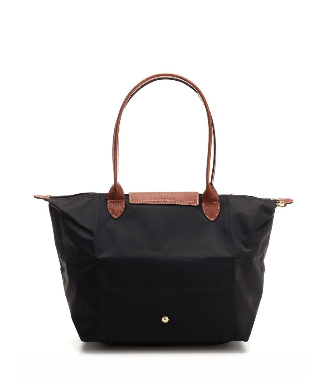 LONGCHAMP Черная тканевая сумка через плечо, фото 3