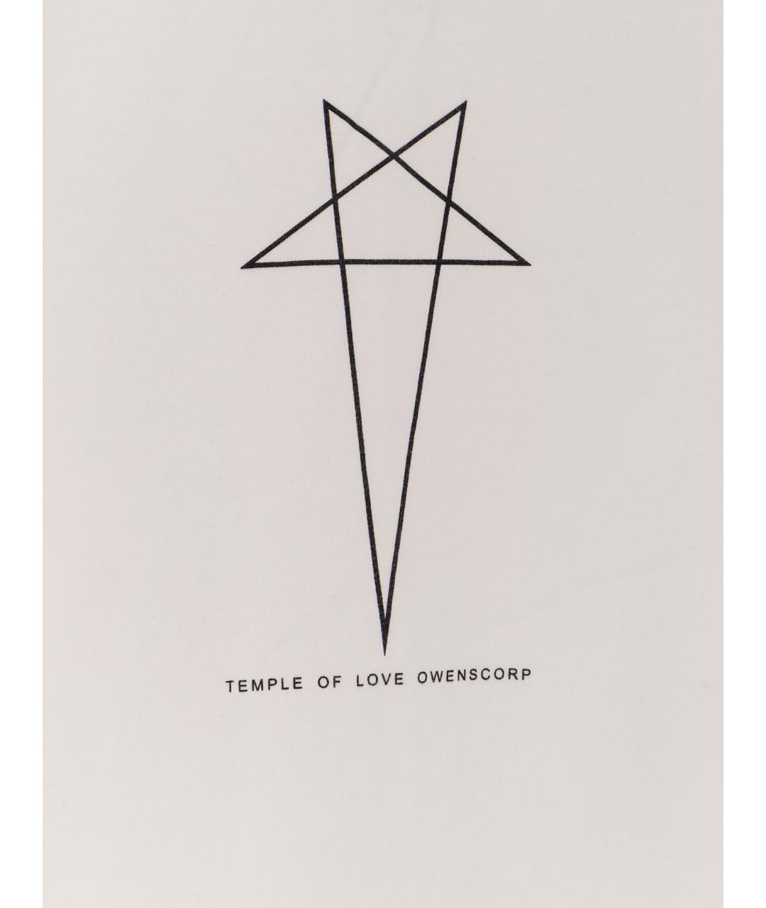 RICK OWENS DRKSHDW Хлопковая футболка, фото 3