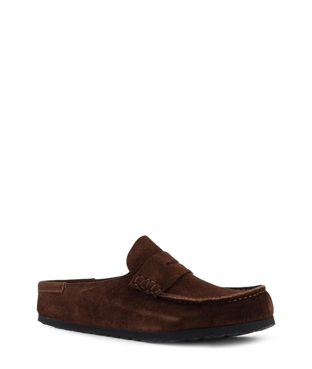 BIRKENSTOCK Коричневые замшевые сандалии, фото 2