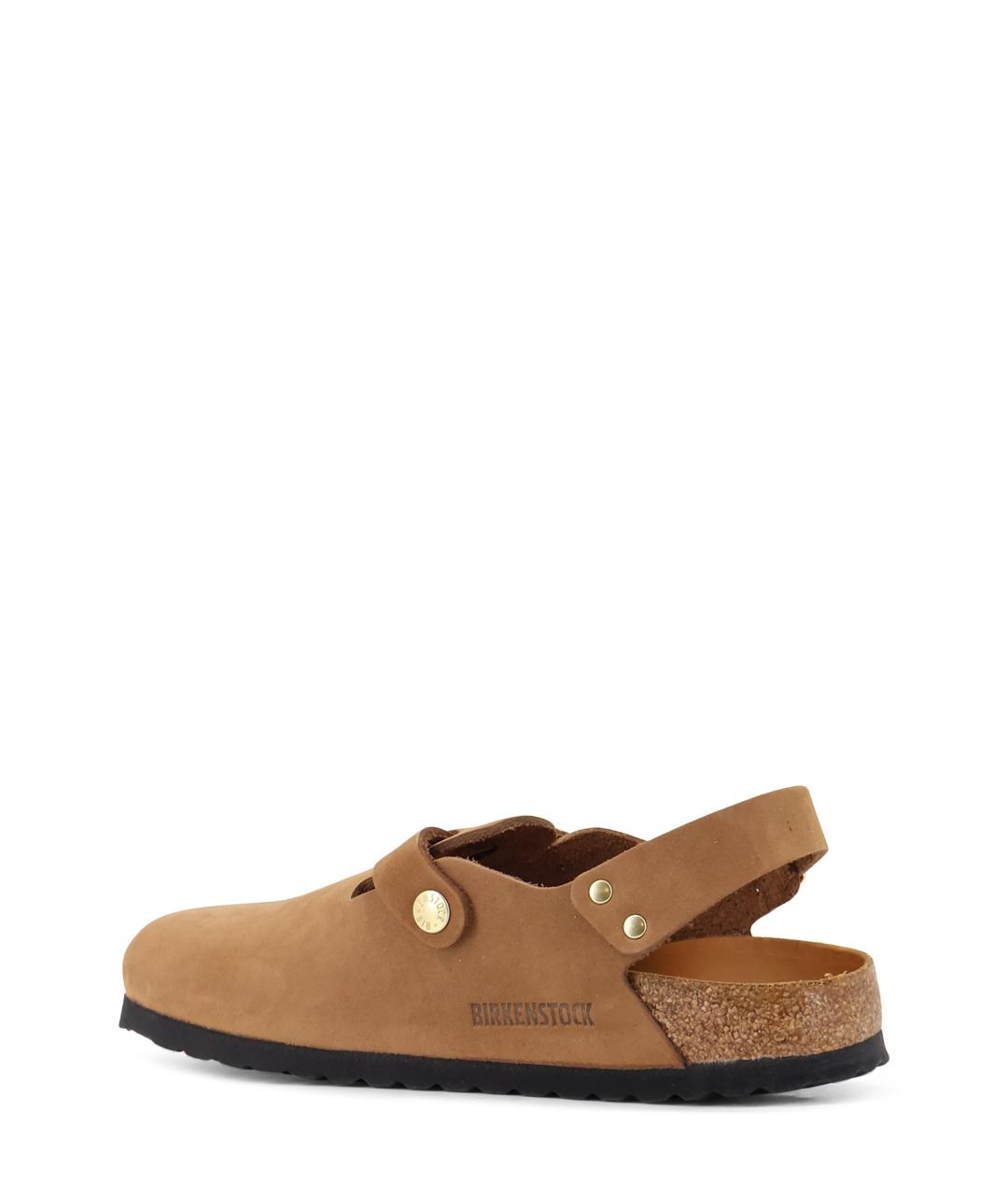 BIRKENSTOCK Коричневые замшевые сабо, фото 3