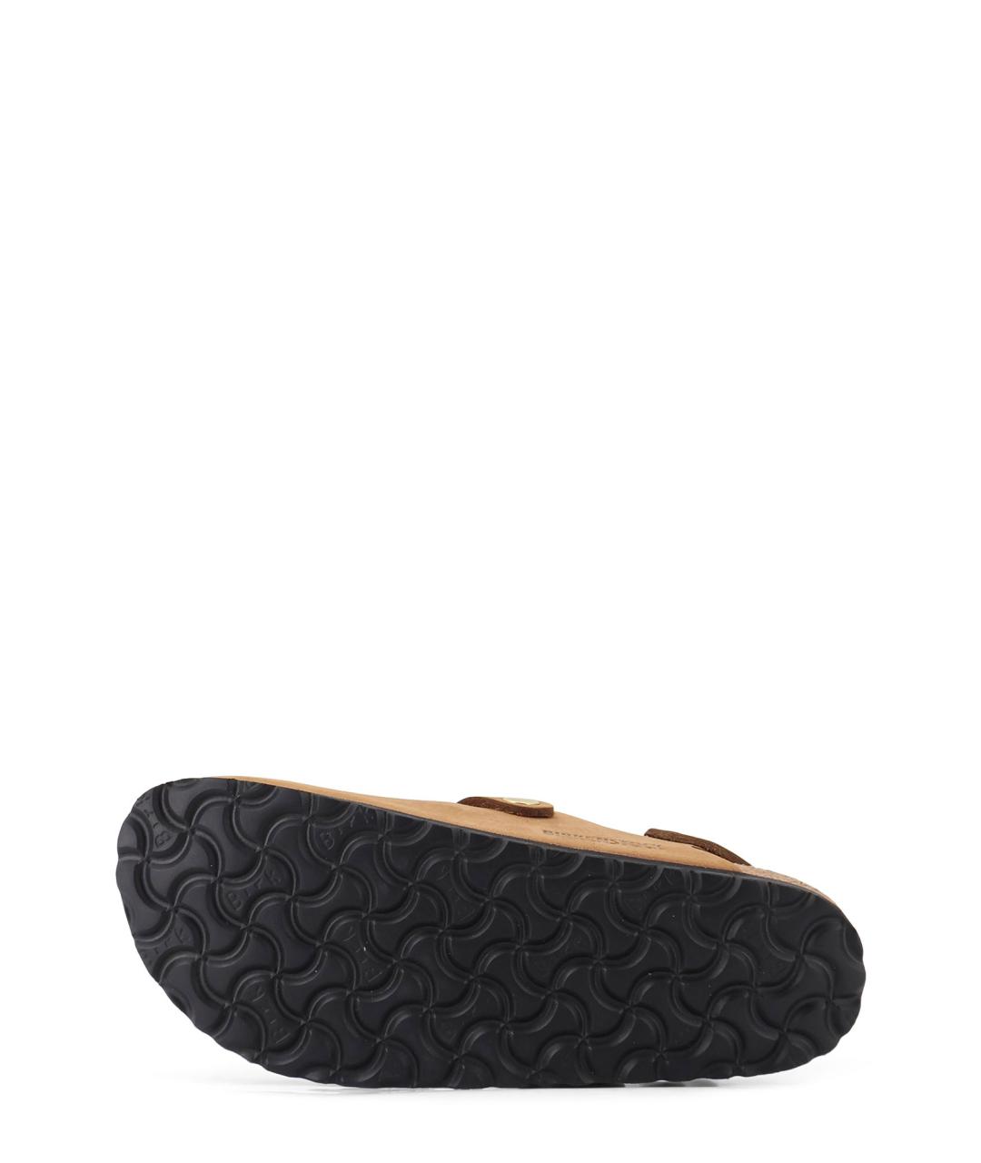 BIRKENSTOCK Коричневые замшевые сабо, фото 4