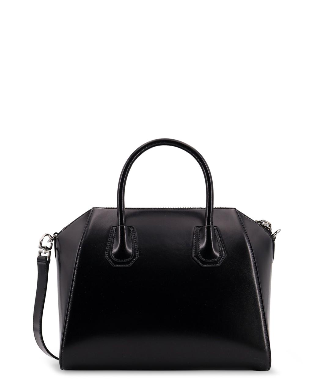 GIVENCHY Черная кожаная сумка тоут, фото 2