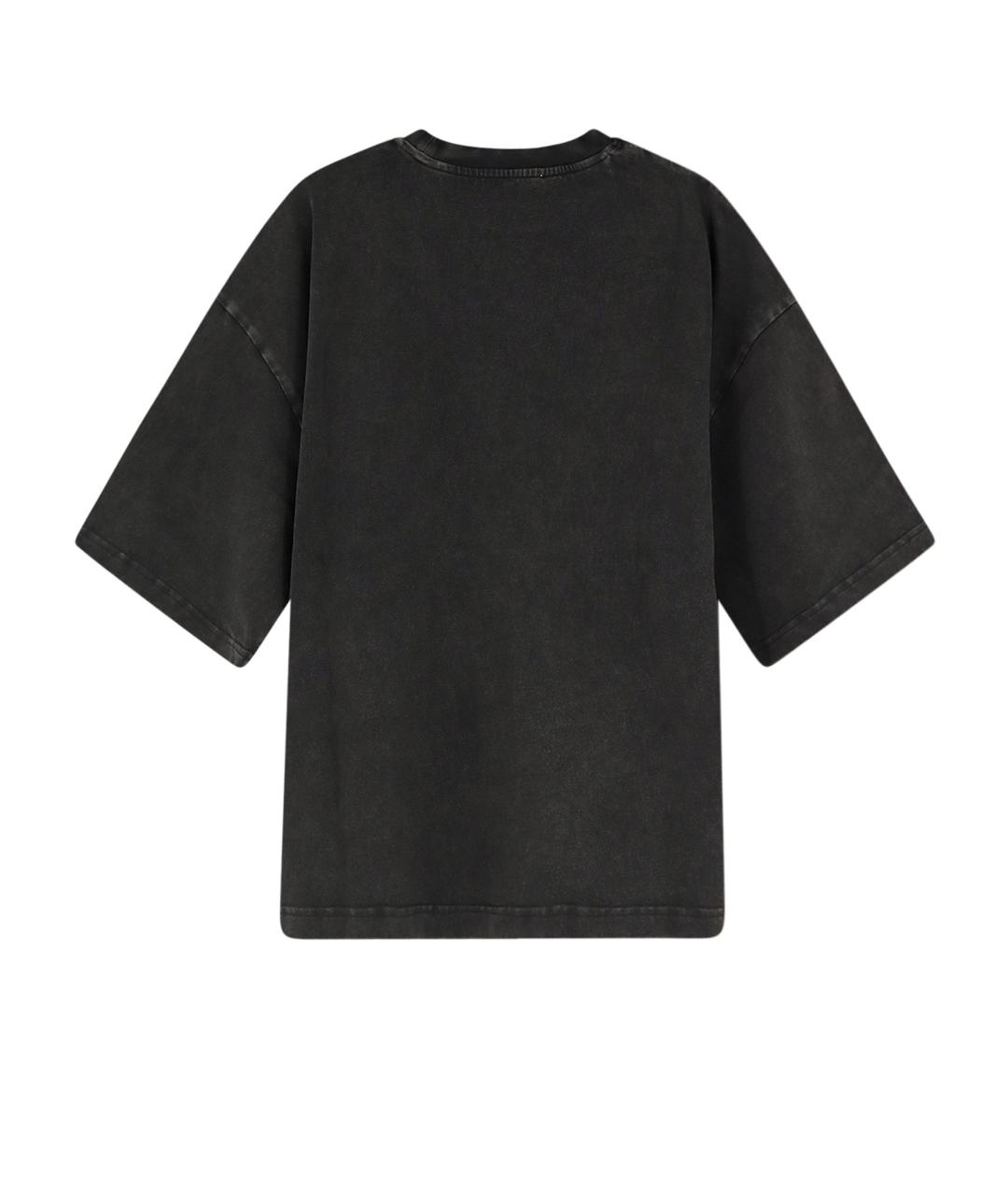 entire studios Черная хлопковая футболка, фото 2