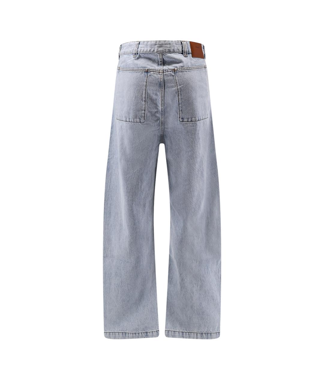 entire studios Синие хлопковые прямые джинсы, фото 2