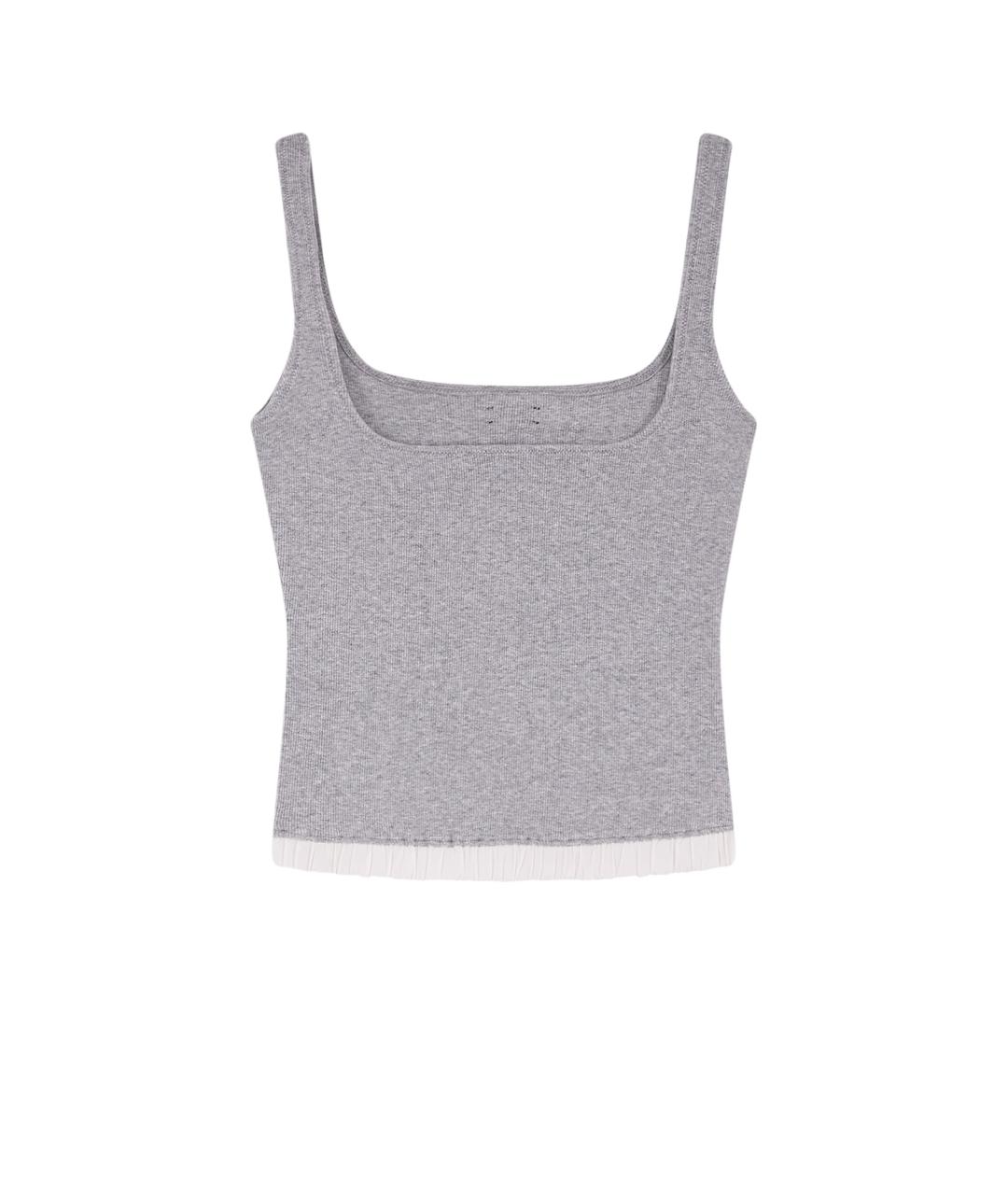 entire studios Серая хлопковая майка, фото 2