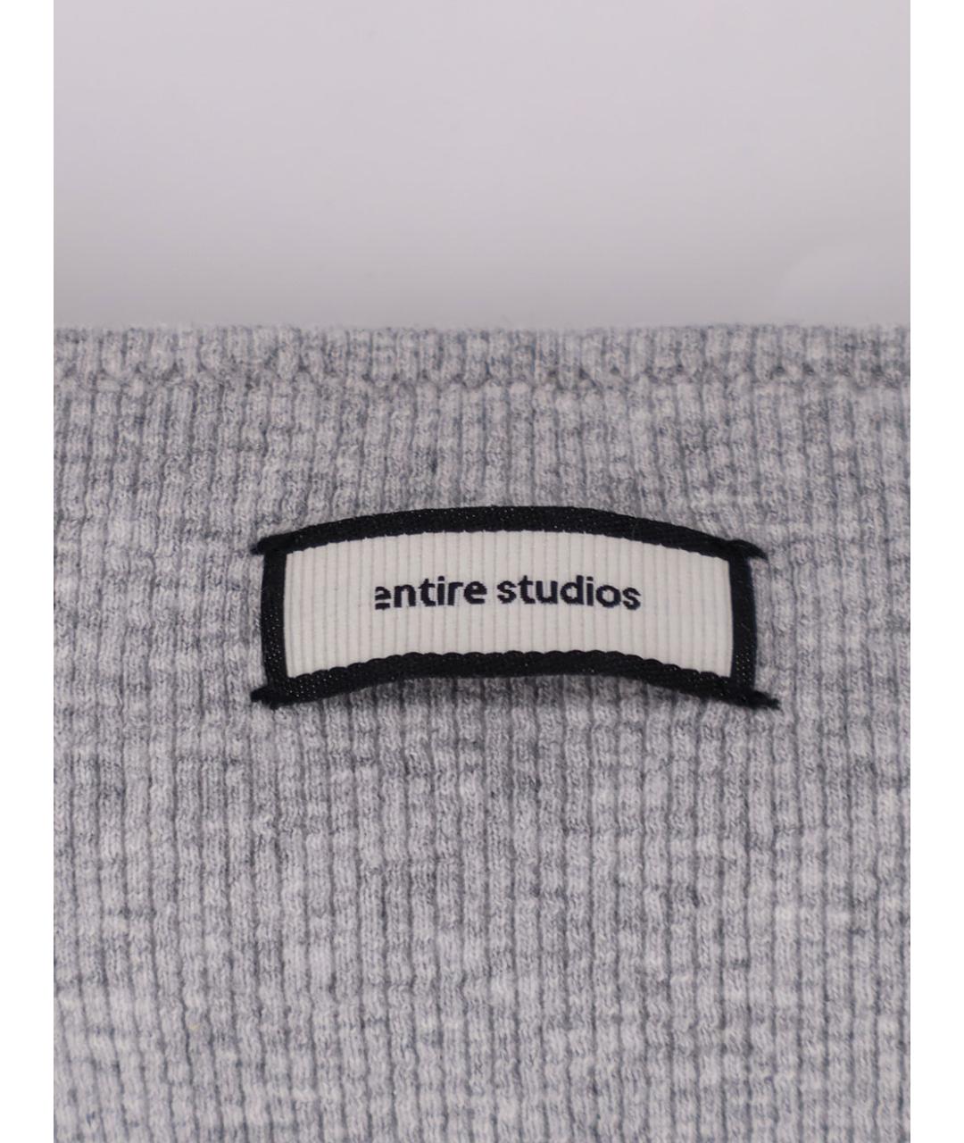 entire studios Серая хлопковая майка, фото 3