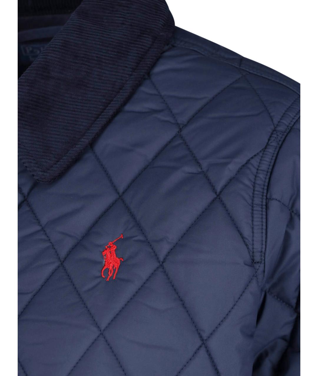 POLO RALPH LAUREN Синяя полиэстеровая куртка, фото 3