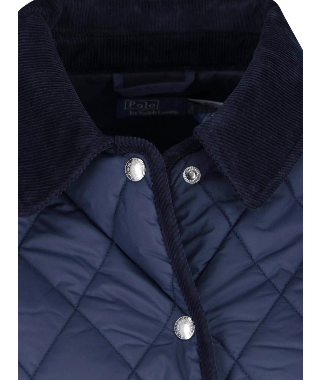 POLO RALPH LAUREN Синяя полиэстеровая куртка, фото 4