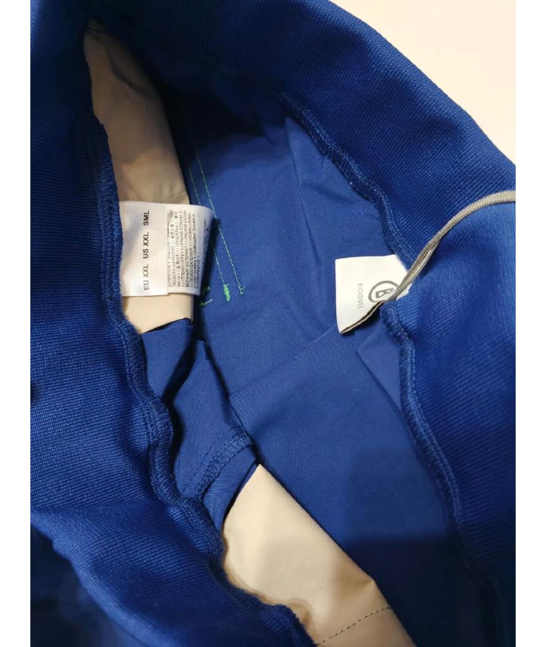 BOGNER Синие хлопковые брюки и шорты, фото 7