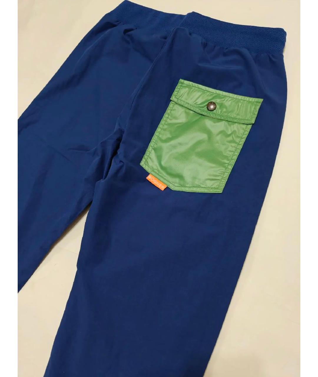 BOGNER Синие хлопковые брюки и шорты, фото 5