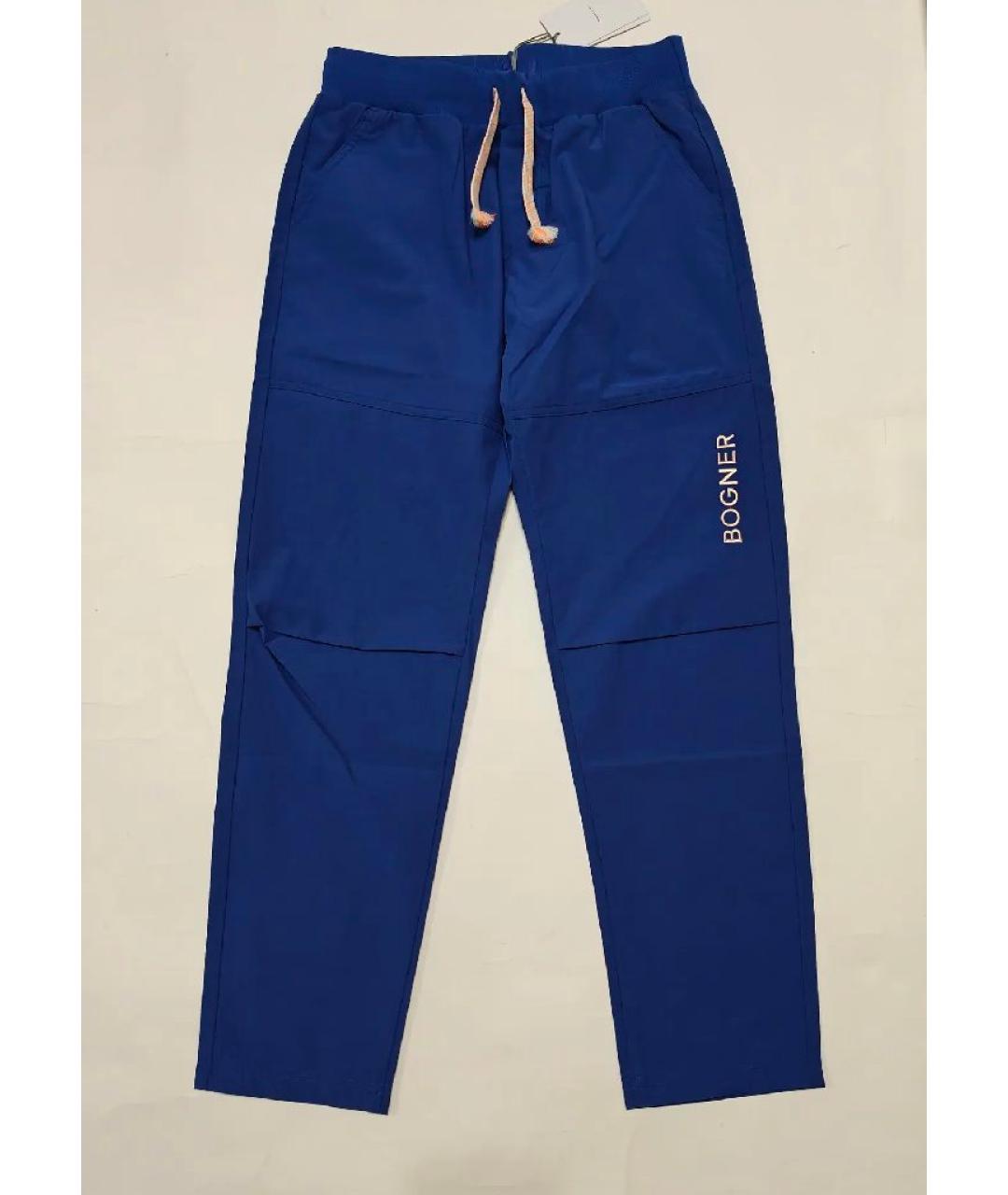 BOGNER Синие хлопковые брюки и шорты, фото 8