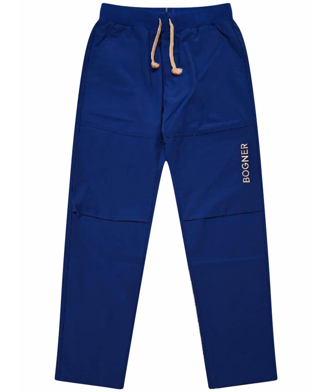 BOGNER Синие хлопковые брюки и шорты, фото 1