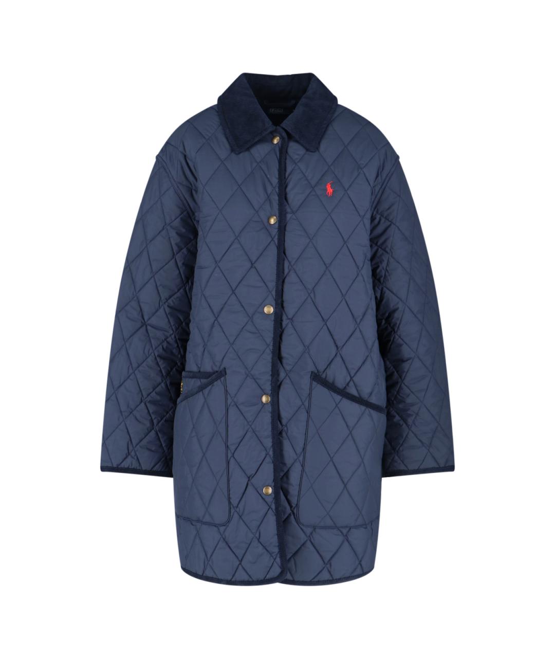 POLO RALPH LAUREN Синяя полиэстеровая куртка, фото 1