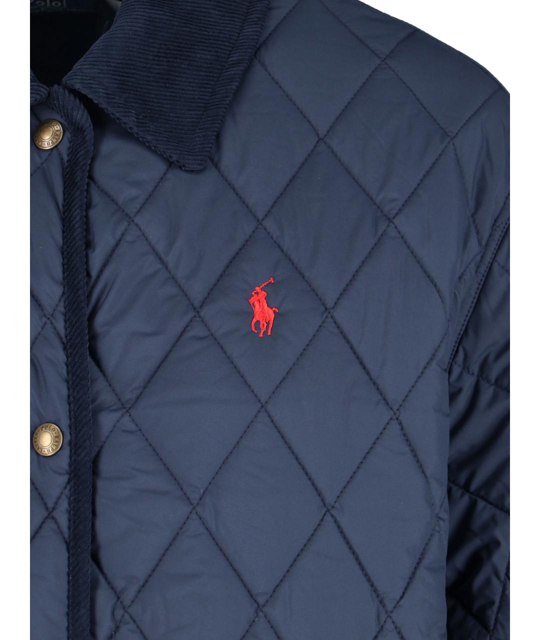 POLO RALPH LAUREN Синяя полиэстеровая куртка, фото 3