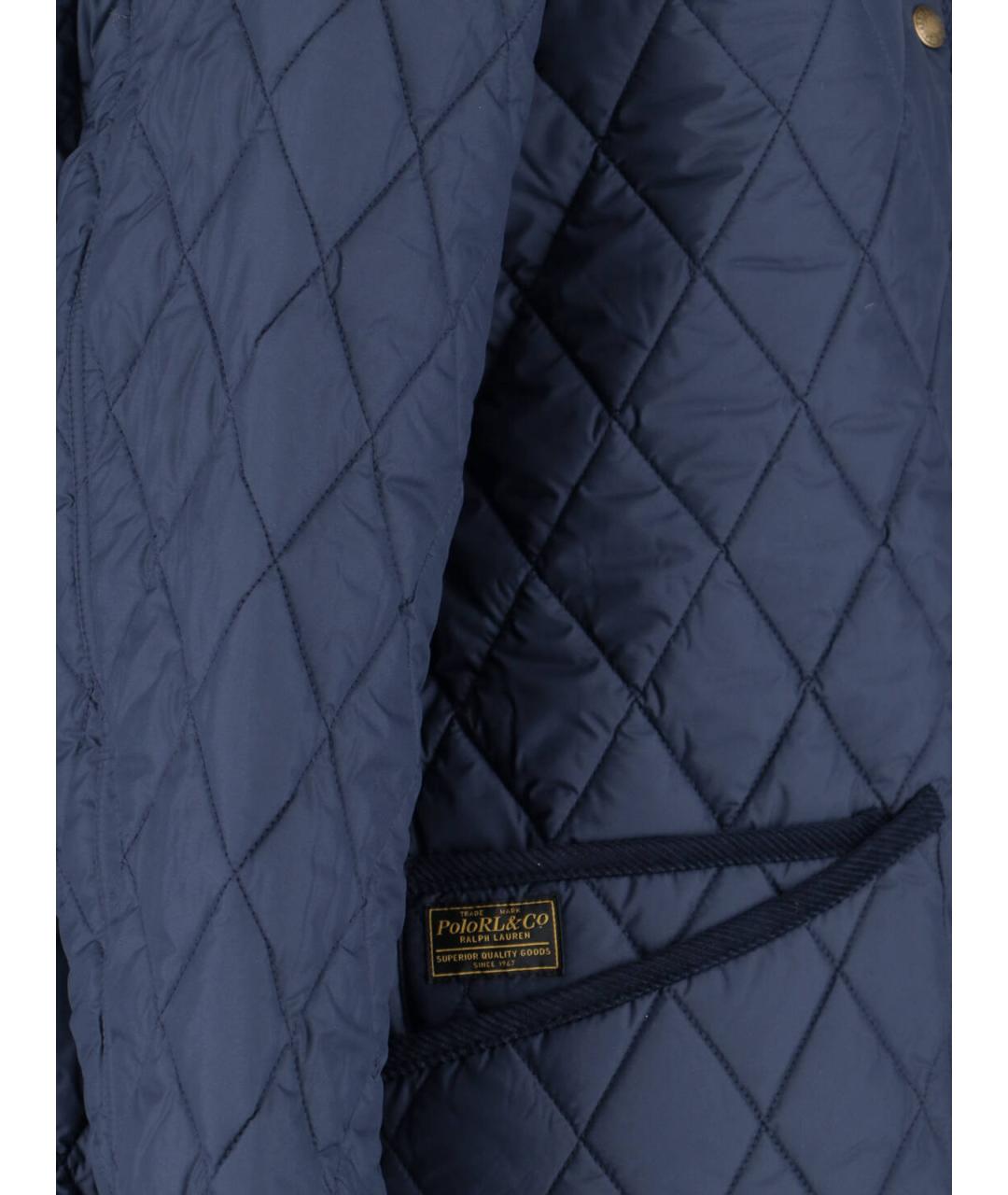 POLO RALPH LAUREN Синяя полиэстеровая куртка, фото 4