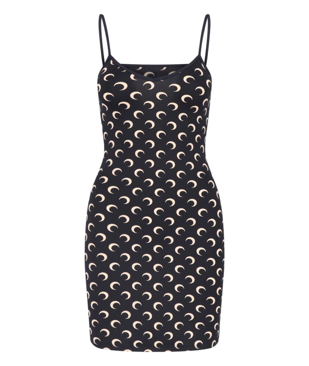 MARINE SERRE Черное платье, фото 1