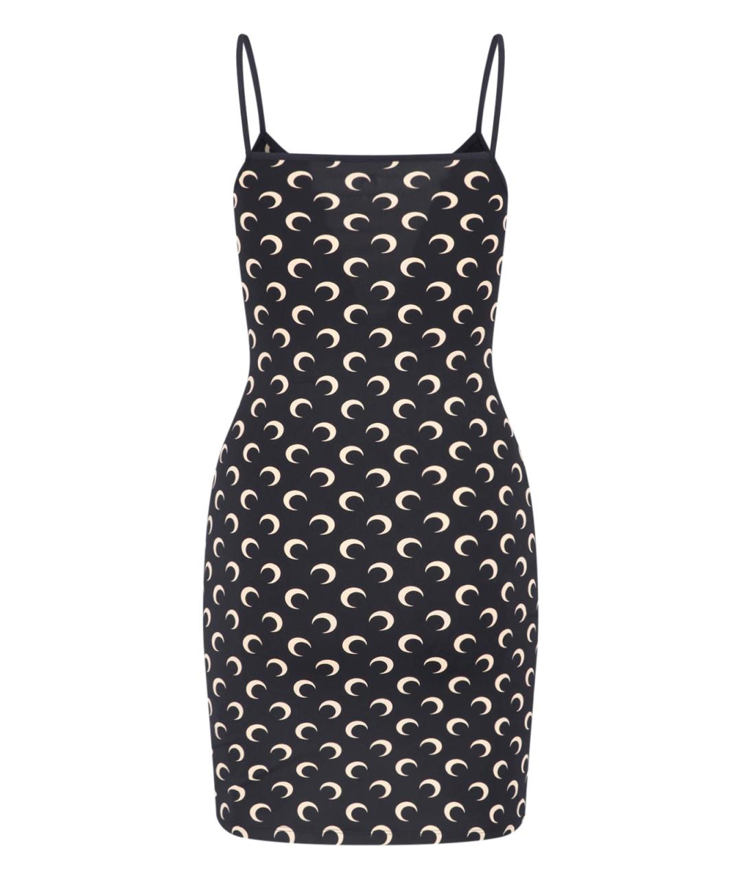 MARINE SERRE Черное платье, фото 2