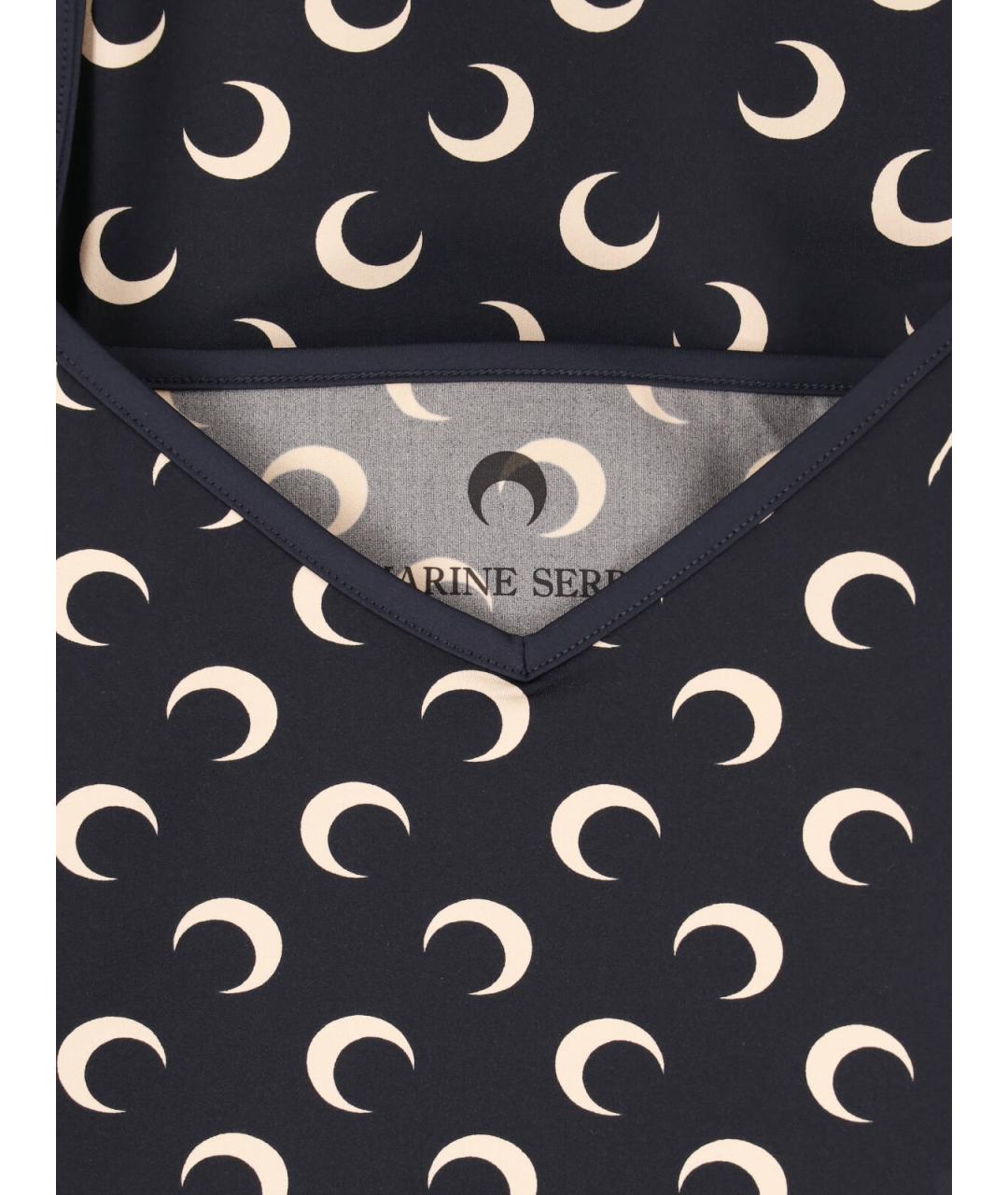 MARINE SERRE Черное платье, фото 3