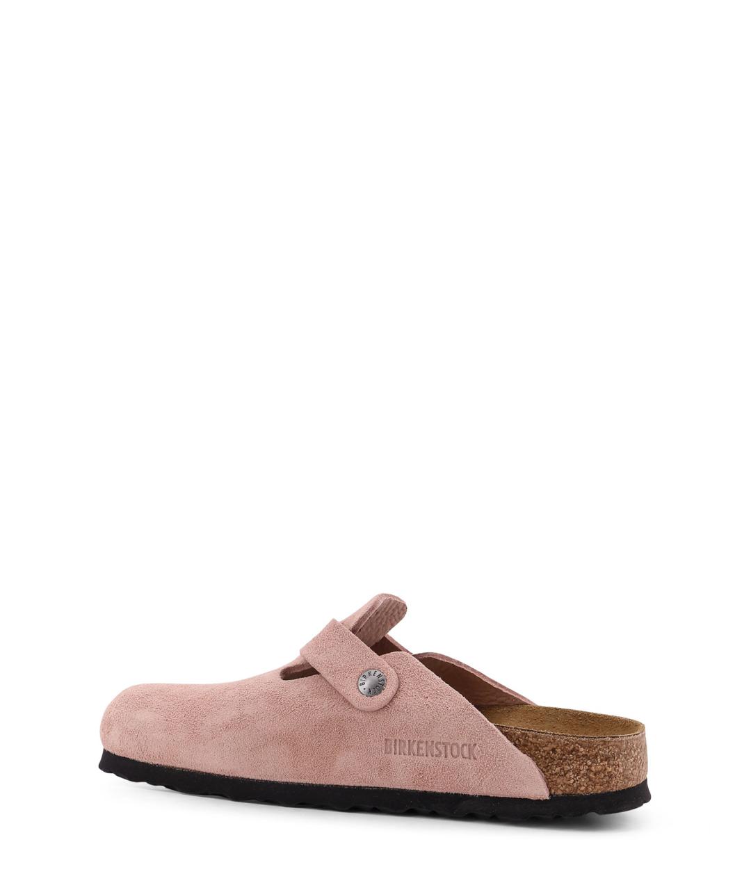 BIRKENSTOCK Розовые замшевые сабо, фото 3