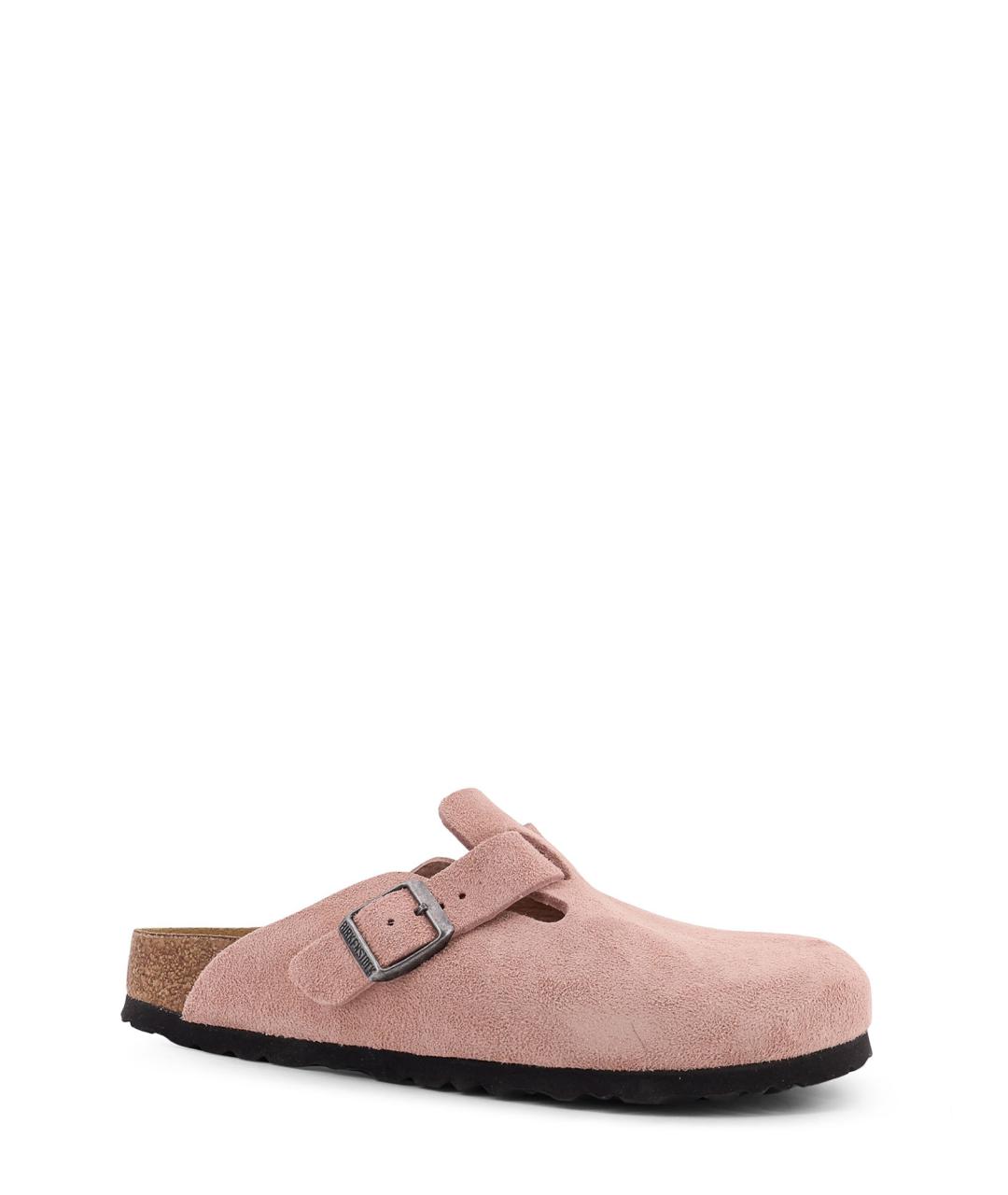 BIRKENSTOCK Розовые замшевые сабо, фото 2