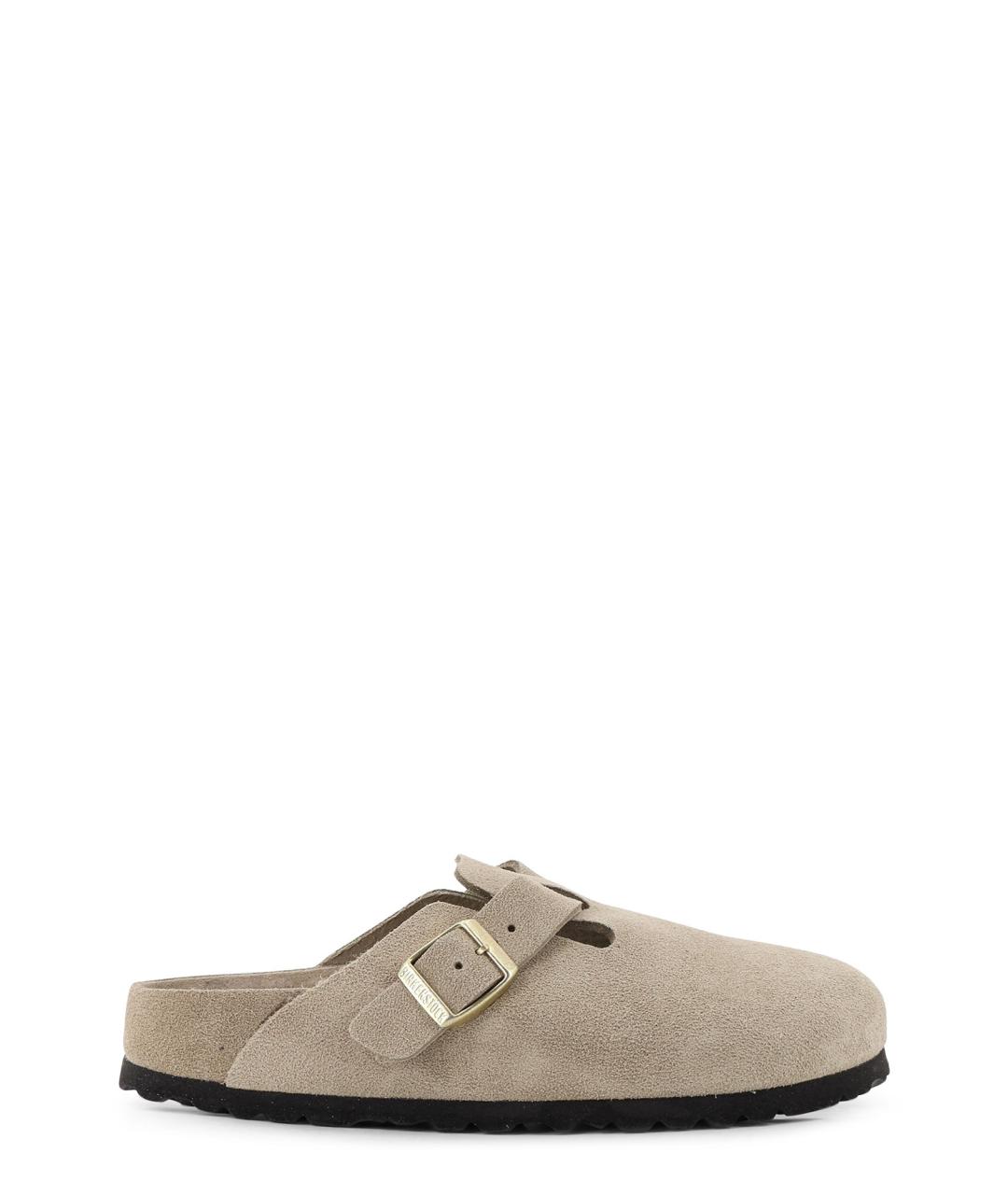 BIRKENSTOCK Бежевые замшевые мюли, фото 6