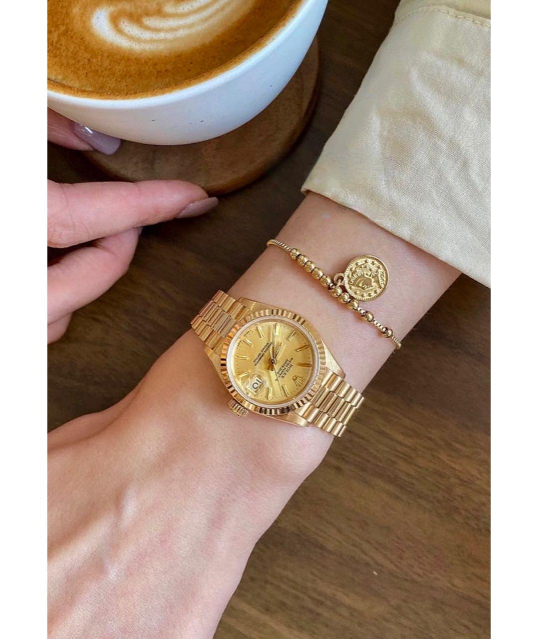 ROLEX Золотые часы из желтого золота, фото 2