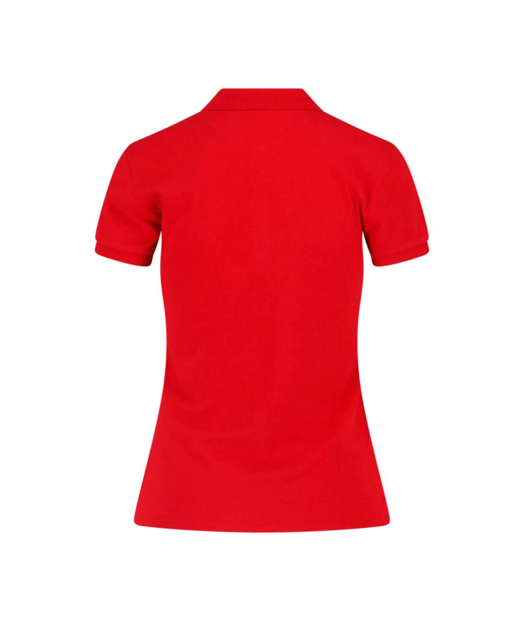 POLO RALPH LAUREN Красная хлопковая футболка, фото 2