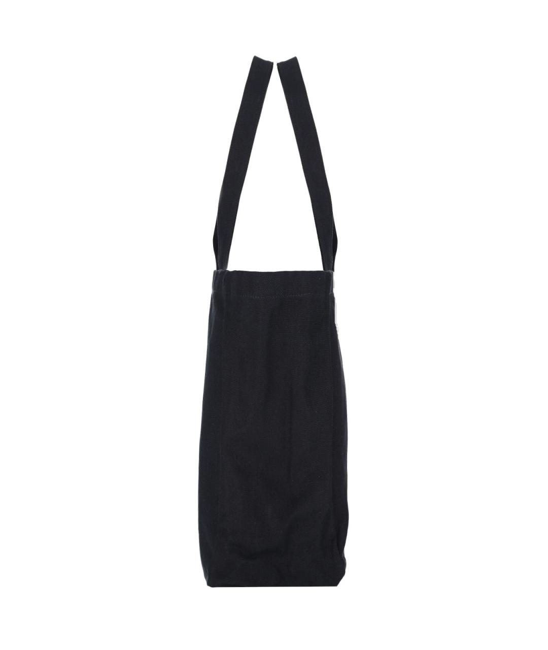 POLO RALPH LAUREN Черная хлопковая сумка тоут, фото 5