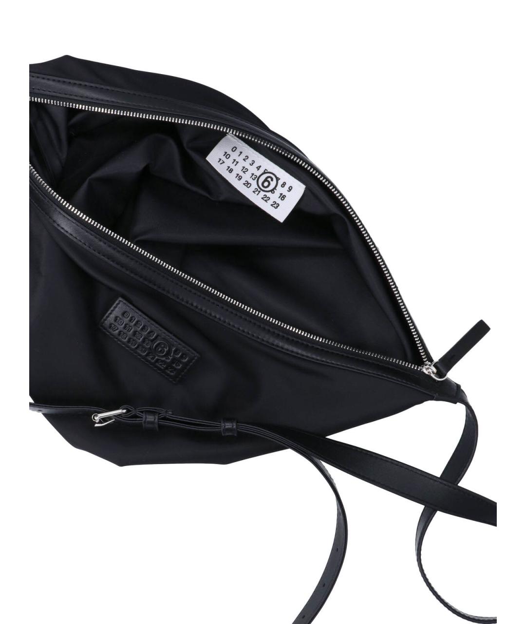 MM6 MAISON MARGIELA Черная синтетическая сумка через плечо, фото 4