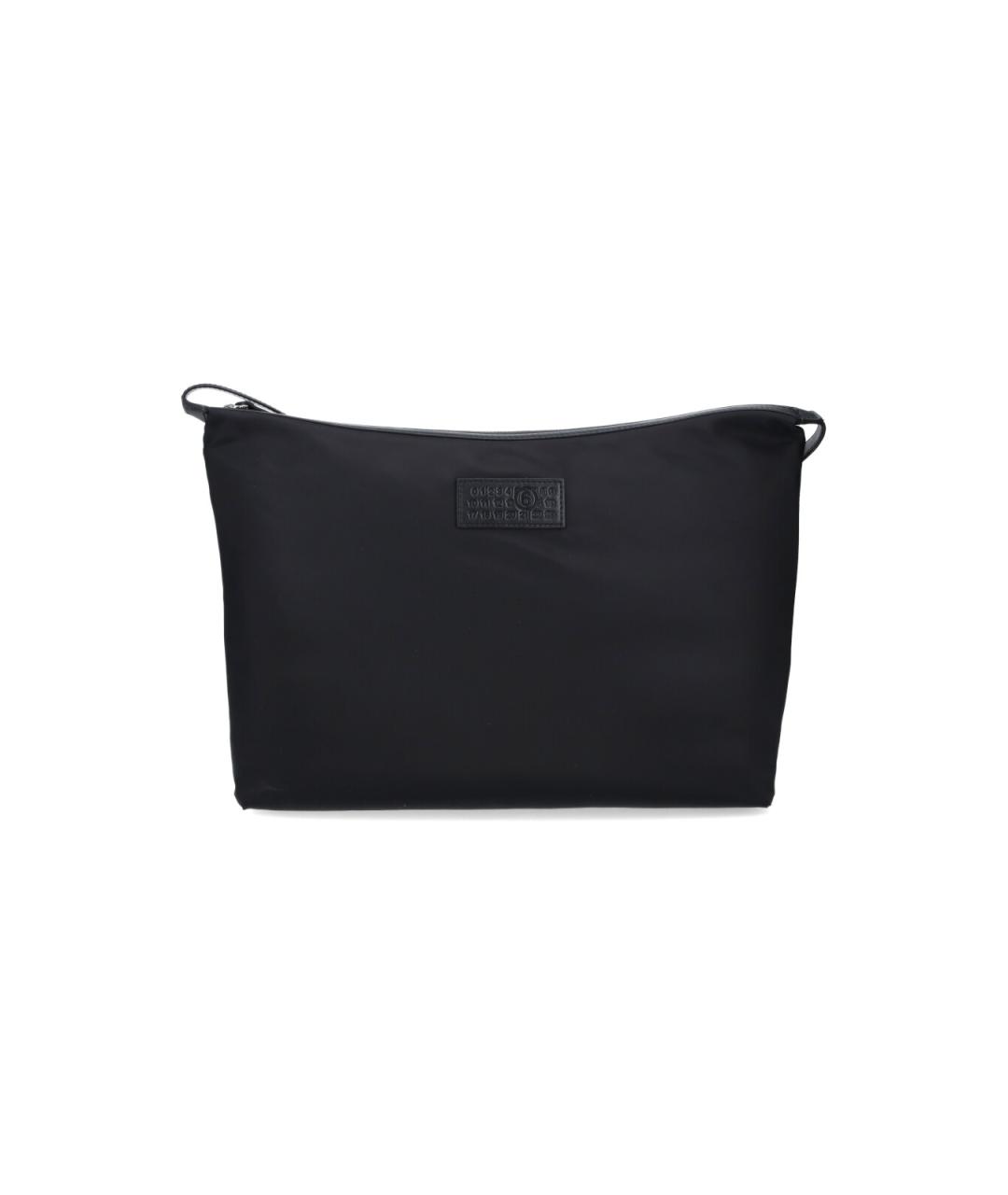 MM6 MAISON MARGIELA Черная синтетическая сумка через плечо, фото 1