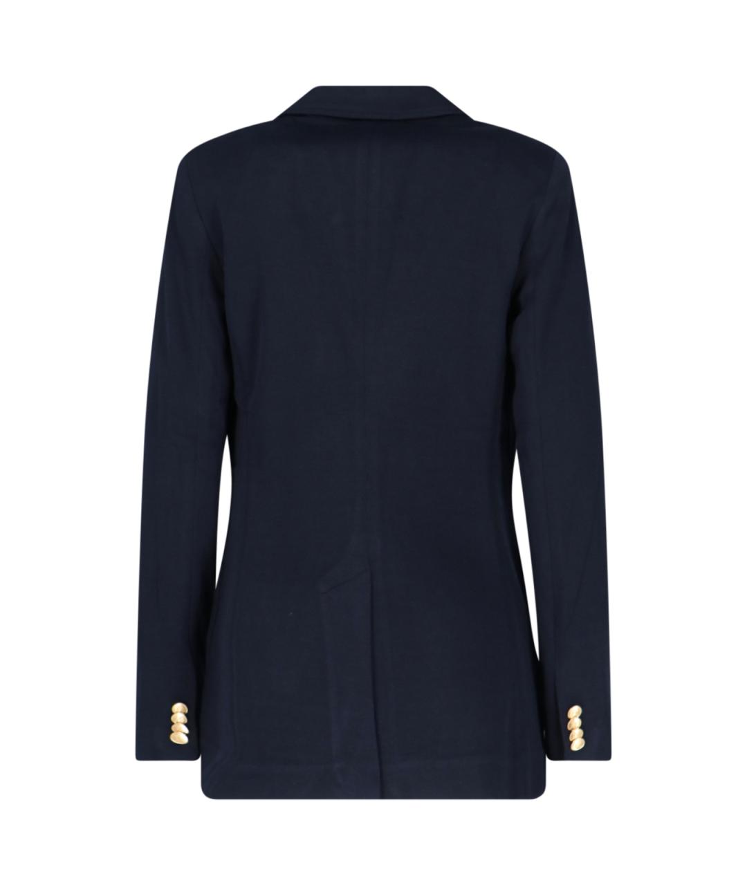 POLO RALPH LAUREN Темно-синий хлопковый жакет/пиджак, фото 2