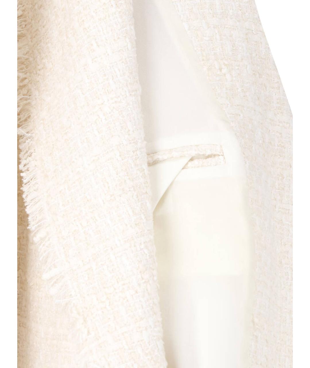 BALMAIN Белый полиэстеровый жакет/пиджак, фото 5