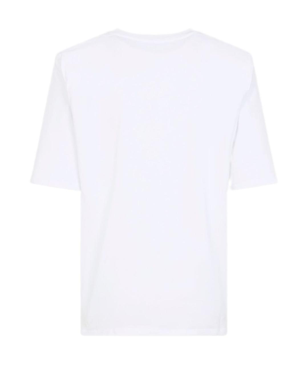 THE FRANKIE SHOP Белая хлопковая футболка, фото 2