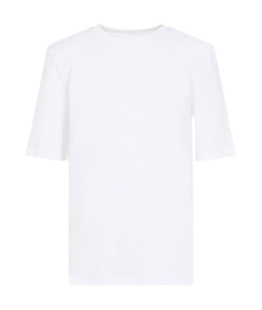 THE FRANKIE SHOP Белая хлопковая футболка, фото 1