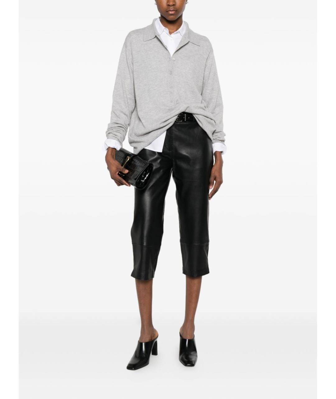 THE FRANKIE SHOP Серый шерстяной джемпер / свитер, фото 4