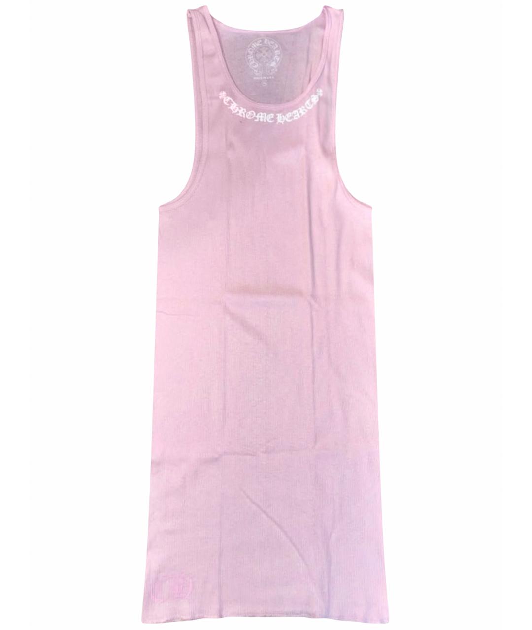 CHROME HEARTS Розовая майка, фото 1