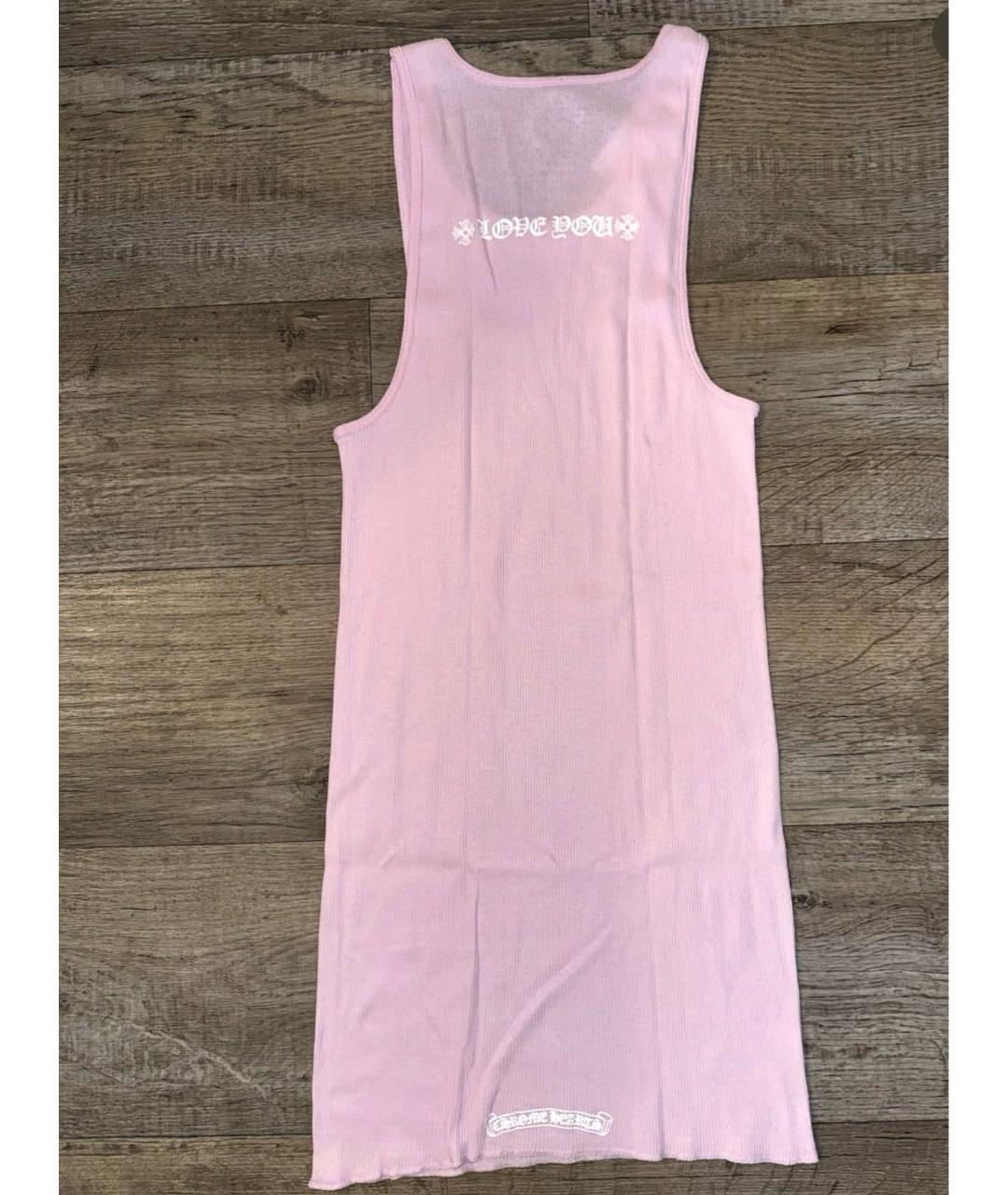 CHROME HEARTS Розовая майка, фото 2