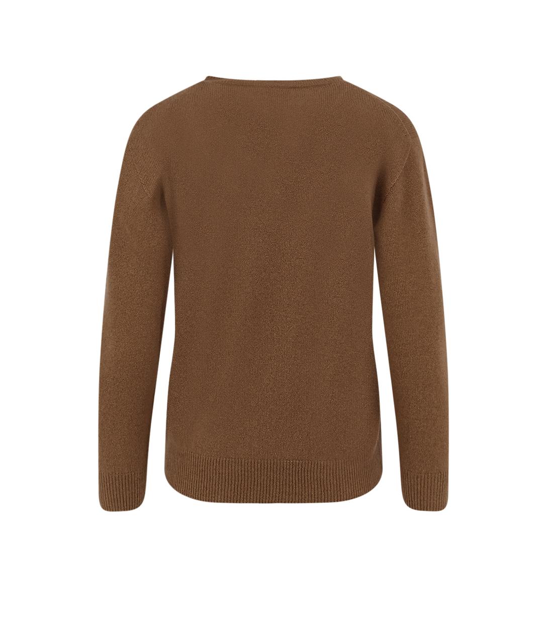 THE ROW Коричневый кашемировый джемпер / свитер, фото 2