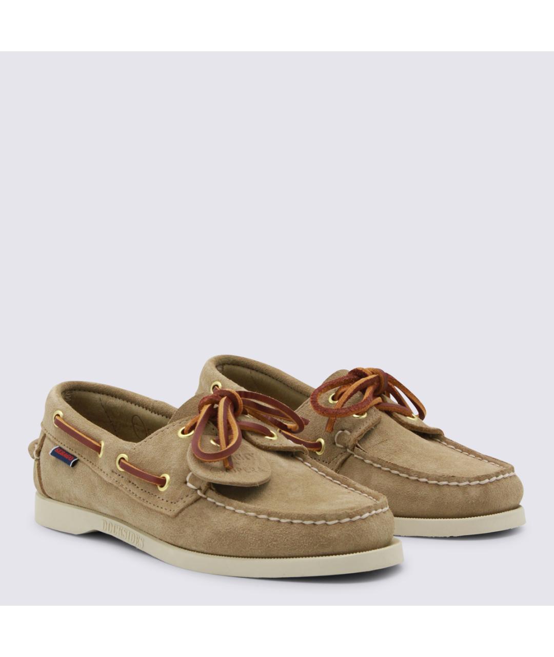 SEBAGO Бежевые замшевые лоферы, фото 2