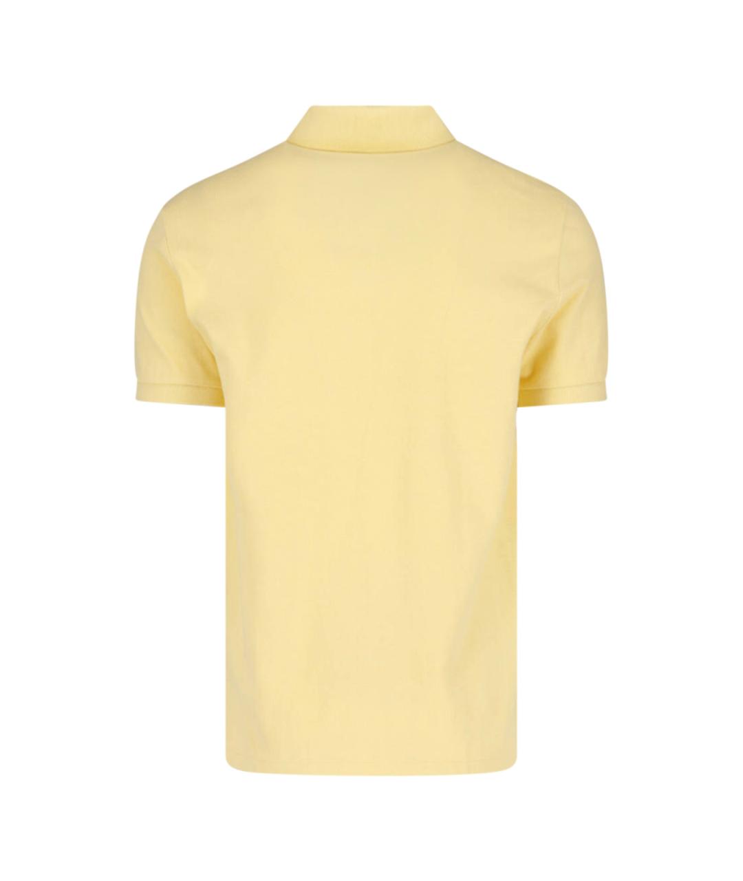 POLO RALPH LAUREN Желтая хлопковая футболка, фото 2