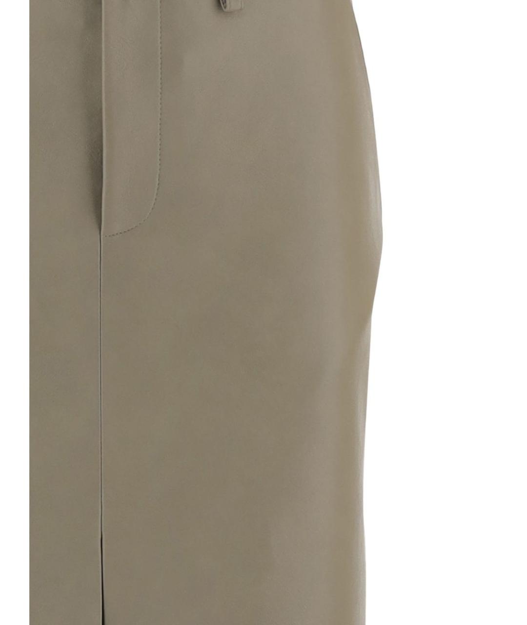 THE FRANKIE SHOP Бежевая юбка миди, фото 3