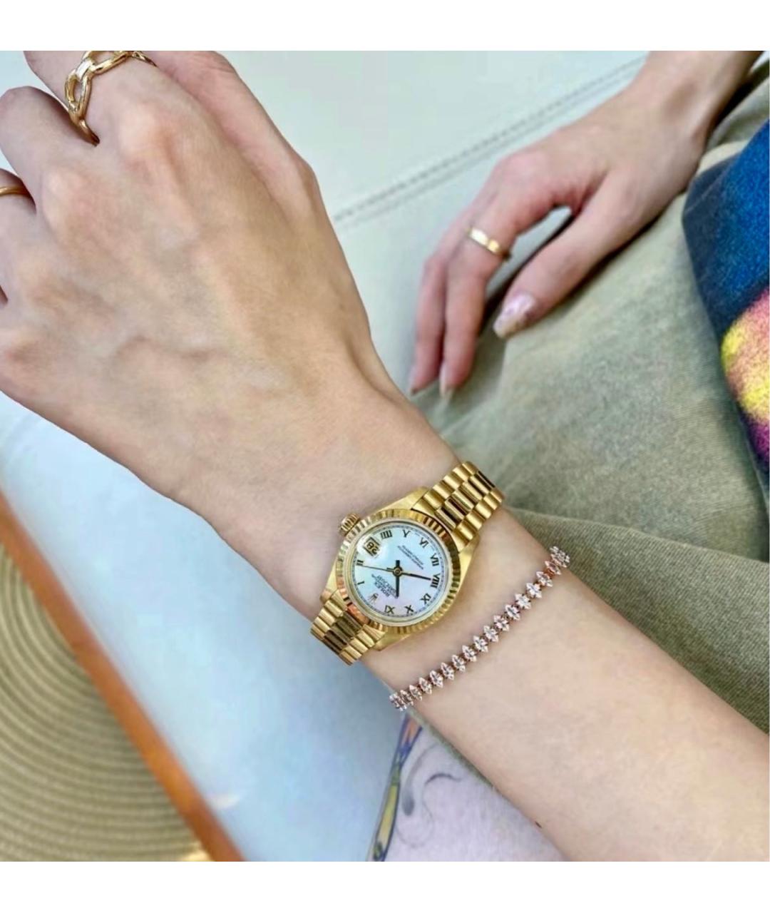 ROLEX Золотые часы из желтого золота, фото 2