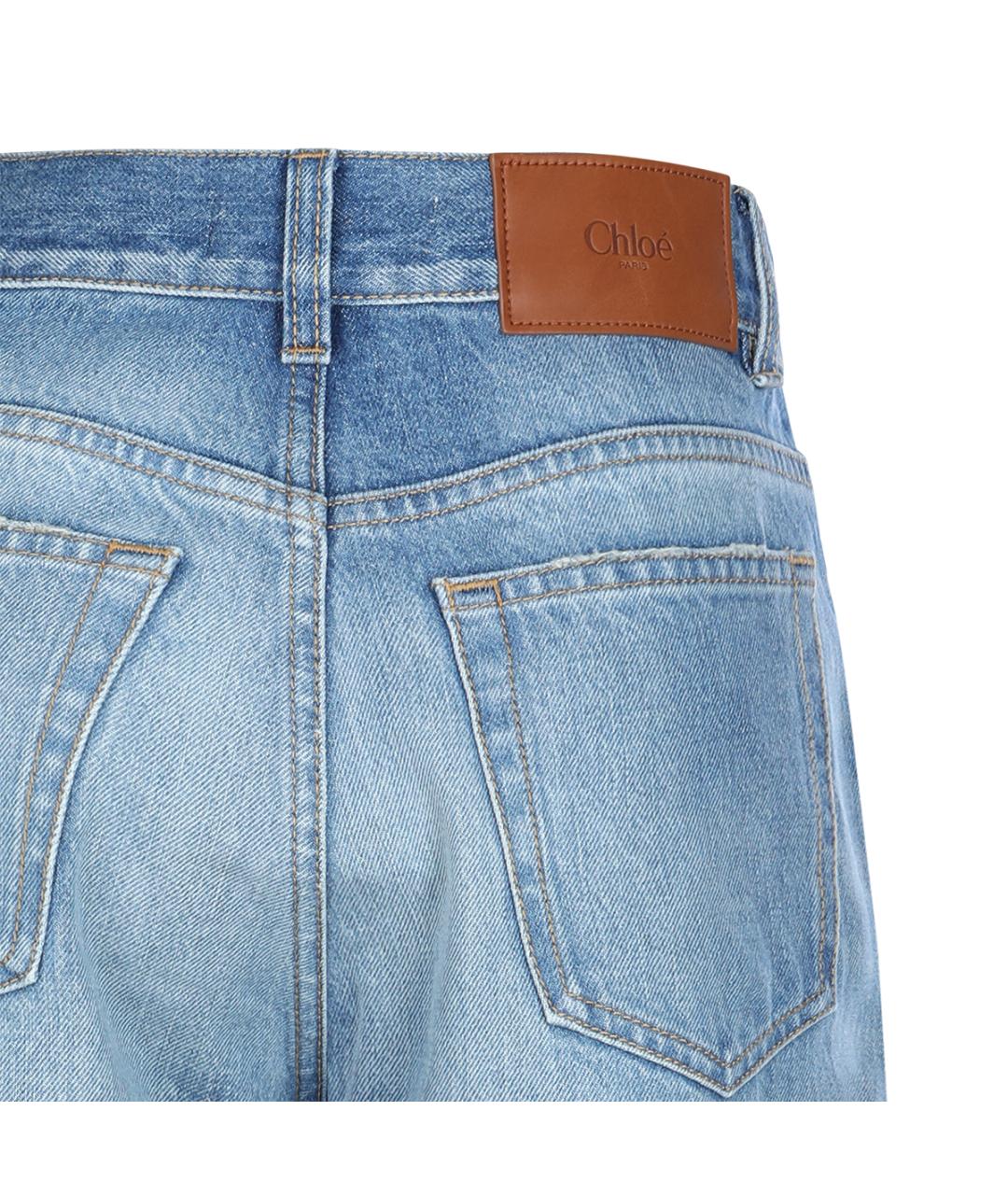 CHLOE Синие прямые джинсы, фото 4