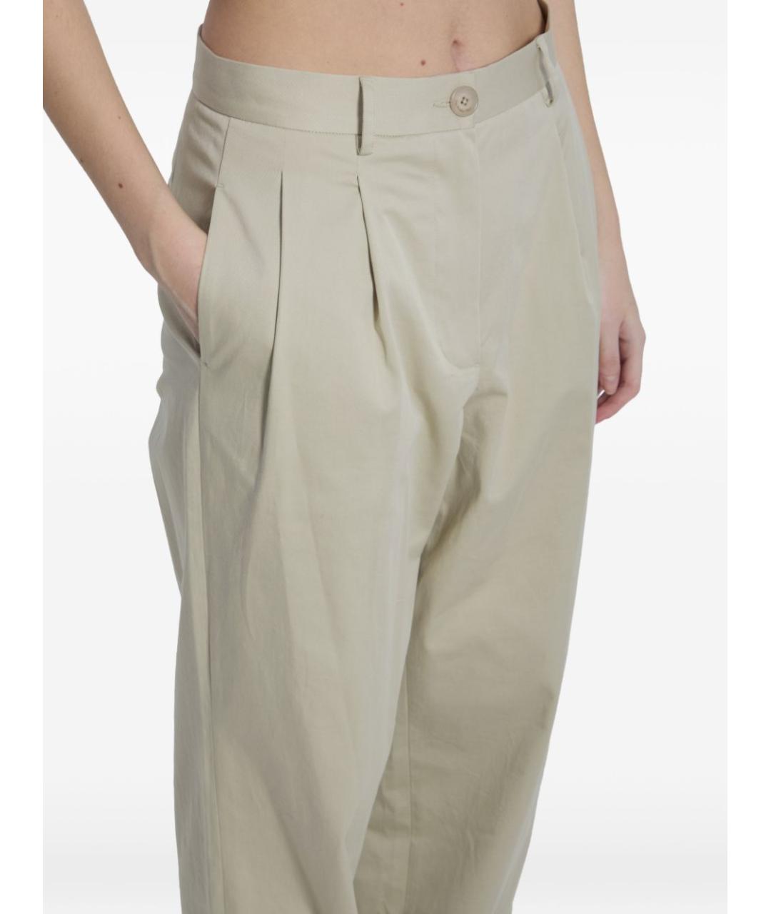 THE FRANKIE SHOP Хлопковые прямые брюки, фото 2